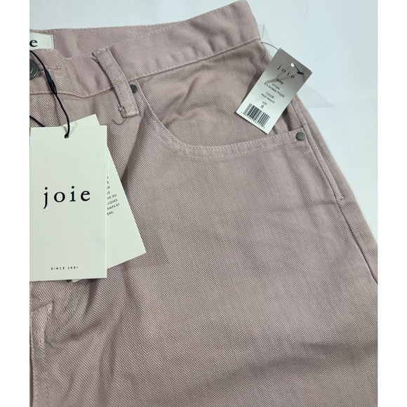 JOIE NWT Serie Pant Pale Mauve High Waist SIZE 8‎ Cropped Length Flare - Picture 4 of 5